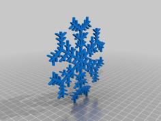 Snowflake 3D Printer Model