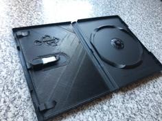 USB In A CD / DVD Case, <> 3D Printer Model