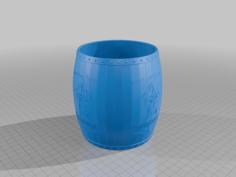 Captain Morgan Barrel 3D Printer Model