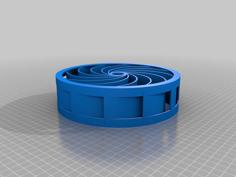 Airless Spiral Impeller 3D Printer Model