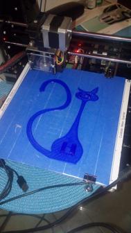 Mad Cat And Crazy Butterfly Hold Cable 3D Printer Model