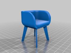 Lounge Chair 3D Printer Model