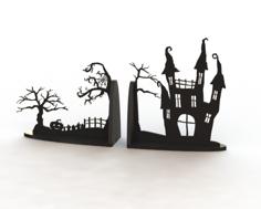 Laser Cut Horror Bookend