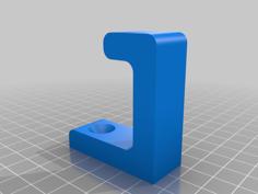 Simple Hook Wall Mount 3D Printer Model