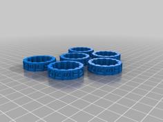 Cryptex Alpha Rings 3D Printer Model