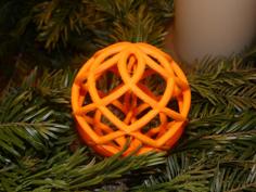 Christmas Tree Ornament Helix 3D Printer Model