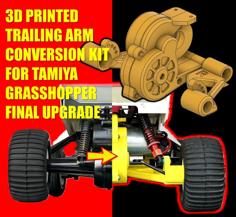 Trailing Arm Conversion Kit For Tamiya Grasshopper 3D Printer Model