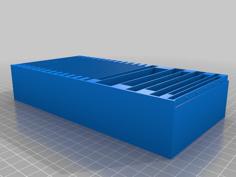 Parametrized Dominion (or Other Card Game) Box 3D Printer Model