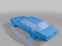 Aston Martin Lagonda 1985. 3D Printer Model