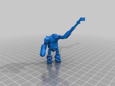 Firefighter Structure Mech 3D Printer Model