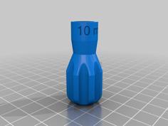 Tiny 10mm Hex Screwdriver 3D Printer Model