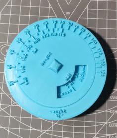 BMI Turnplate(Body Mass Index). 3D Printer Model