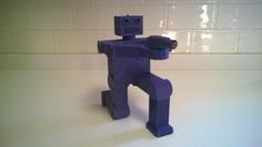 Robot With A Real Laser Gun 3D Printer Model