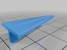 Paper Airplane. 3D Printer Model