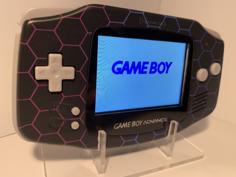 GameBoy Advance Display Stand – Lasercut