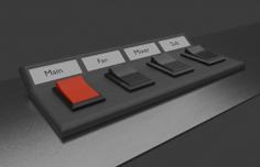 Placeholder For Buttons (Power Switches) 3D Printer Model