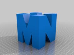 Nightmode Recs Logo 3D Printer Model