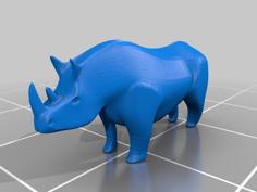 Rhino 3D Printer Model