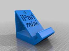 IPad Mini Desk Stand 3D Printer Model