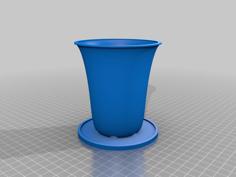 Brush Holder Vase 3D Printer Model