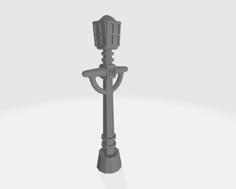 Victorian Street Lamp (28mm Scaled) 3D Printer Model