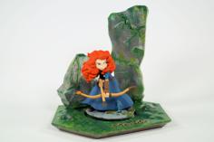 Disney Infinity Character Base – Merida 3D Printer Model