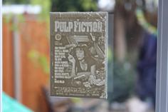 Pulp Fiction Movie Poster Lithophane 3D Printer Model