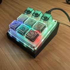 YMD-9 Macropad Stand 3D Printer Model