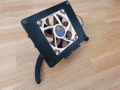 Surface Pro 8 Tablet Stand With 120x15mm Fan 3D Printer Model