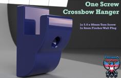 One Screw – Crossbow Hanger 3D Printer Model