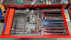 Socket Extension And Ratchet Organizer 3D Printer Model