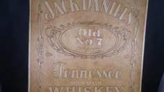 Laser Cut Jack Daniels Wall Plaque