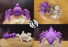 Halloween Flexi Spider 3D Printer Model