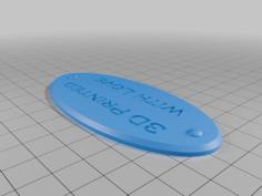 Emblem – 3D Printed With Love 3D Printer Model