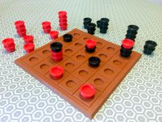 Stackable Abstract Game Pieces 3D Printer Model