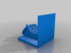 Tardis Bookends Split Into Two Models 3D Printer Model