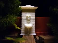 FFDF_Fully Functional Dubrovnik Fountain 3D Printer Model