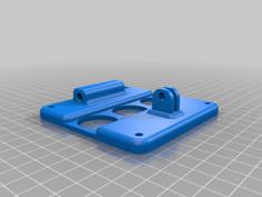 75mm Screen Mount To GoPro And Headrest 3D Printer Model