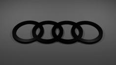 Audi Logo 3D Printer Model