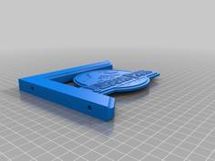 Jurassic Park Logo Remix Shelf Bracket 3D Printer Model