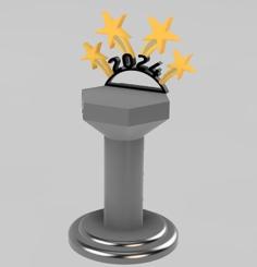 2024 Star Trophy/trophy Template 3D Printer Model