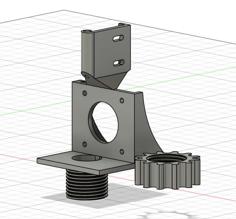 Nema17 Enclosure Suport + Run_out_sensor 3D Printer Model