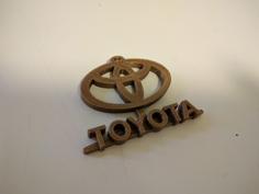 Toyota Logo 3D Printer Model