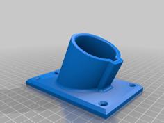 Type 2 EV Charger Cradle 3D Printer Model