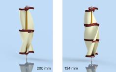 Vertical Axis Wind Turbine VAWT Ø133mm 3D Printer Model