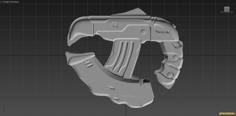 Halo Plasma Pistol 3D Printer Model