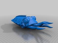 Scuttlefish/ Gowanus Monster For SLA Machines 3D Printer Model