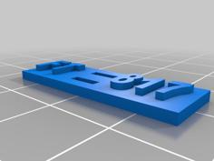 FT817 Wire Tag 3D Printer Model