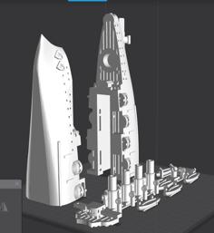 RC Cut HMS Steadfast 3D Printer Model