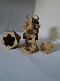 D20 Storage Box Remixed For Viking 3D Printer Model